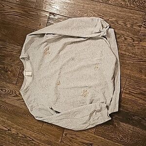 Maternity Jeweled Sweatshirt